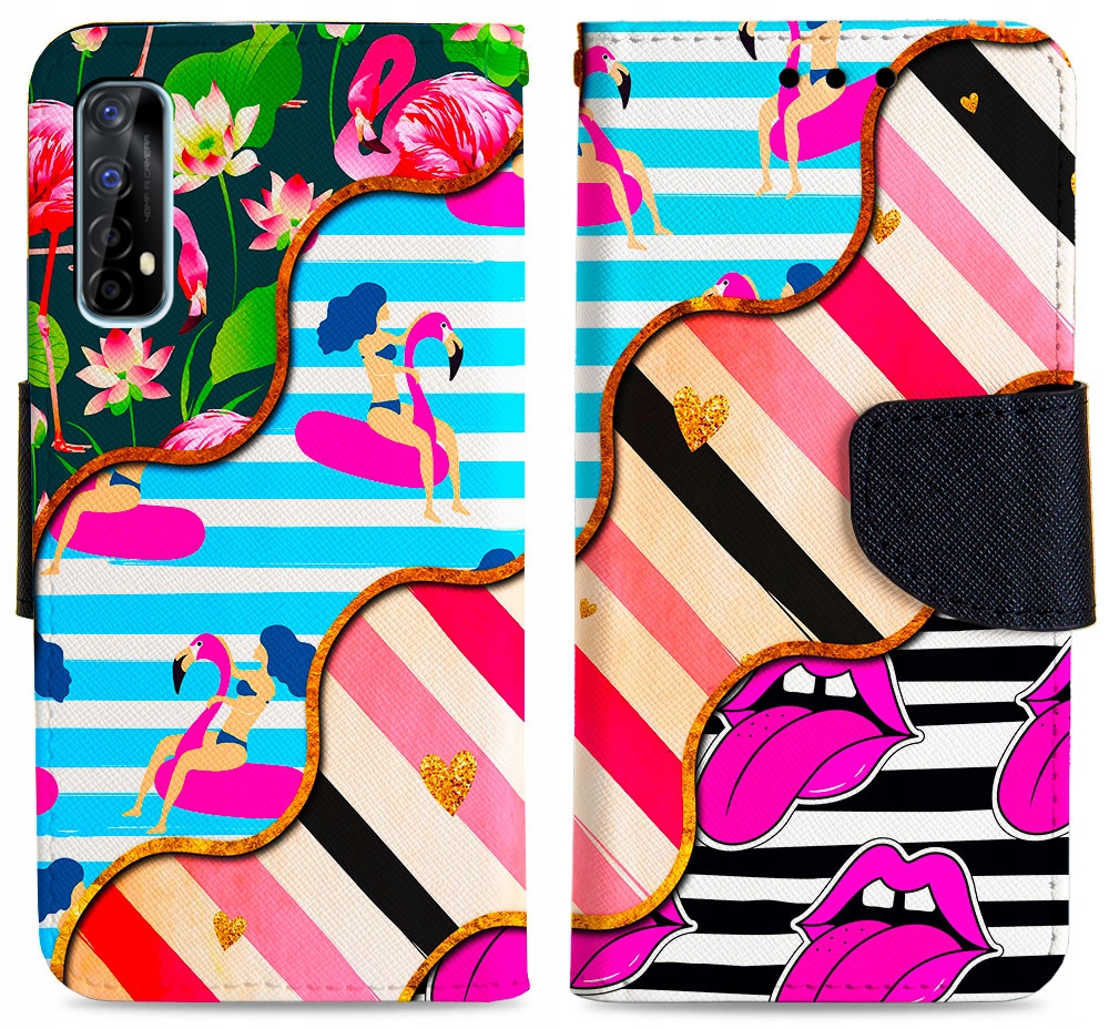 

Etui Foto Portfel Do Realme 7 5G Szkło