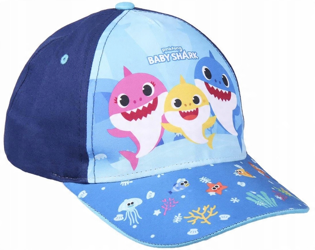

Chłopięca czapka z daszkiem Baby Shark R51