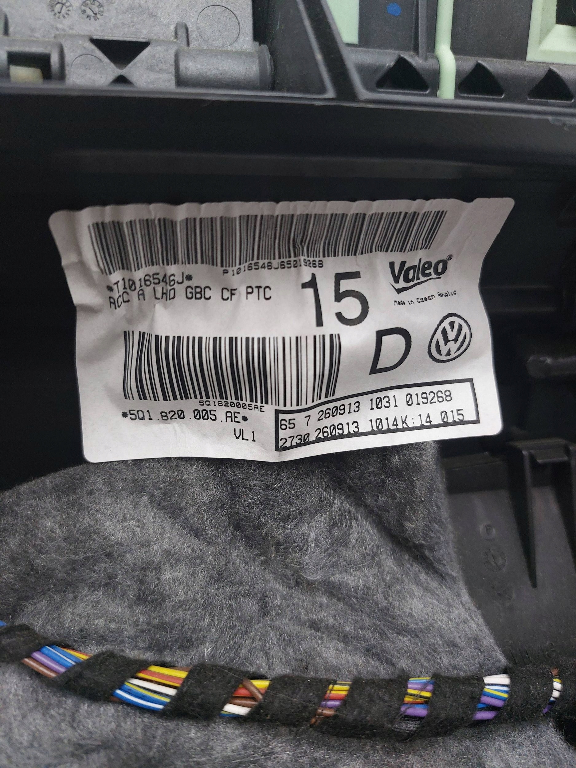 vw GOLF VII Leon III Audi A3 8V радиатор отопителя отопитель салона европа 5Q1820005AE