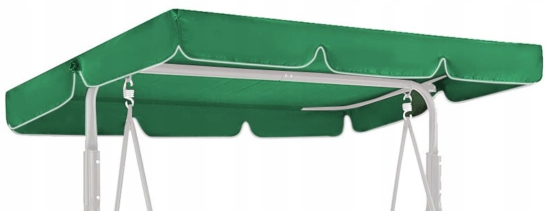 Daszek osłona poszycie wymienne do hustawki ogrodowej 230x120 zielony