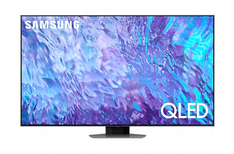 SAMSUNG Telewizor QLED QE75Q80C 75" 4K UHD szary