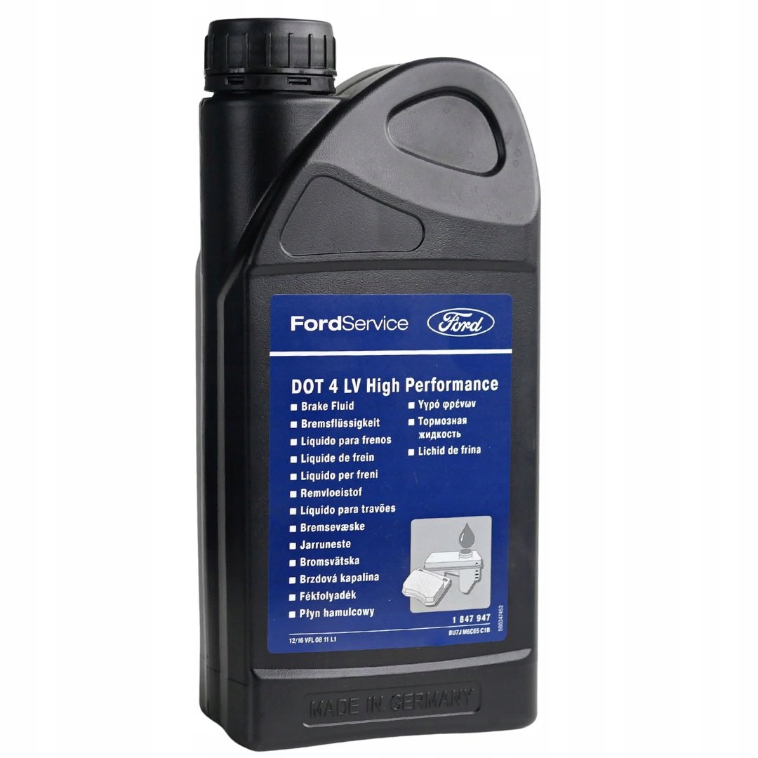 

Płyn hamulcowy Ford DOT-4 LV High Performance 1L