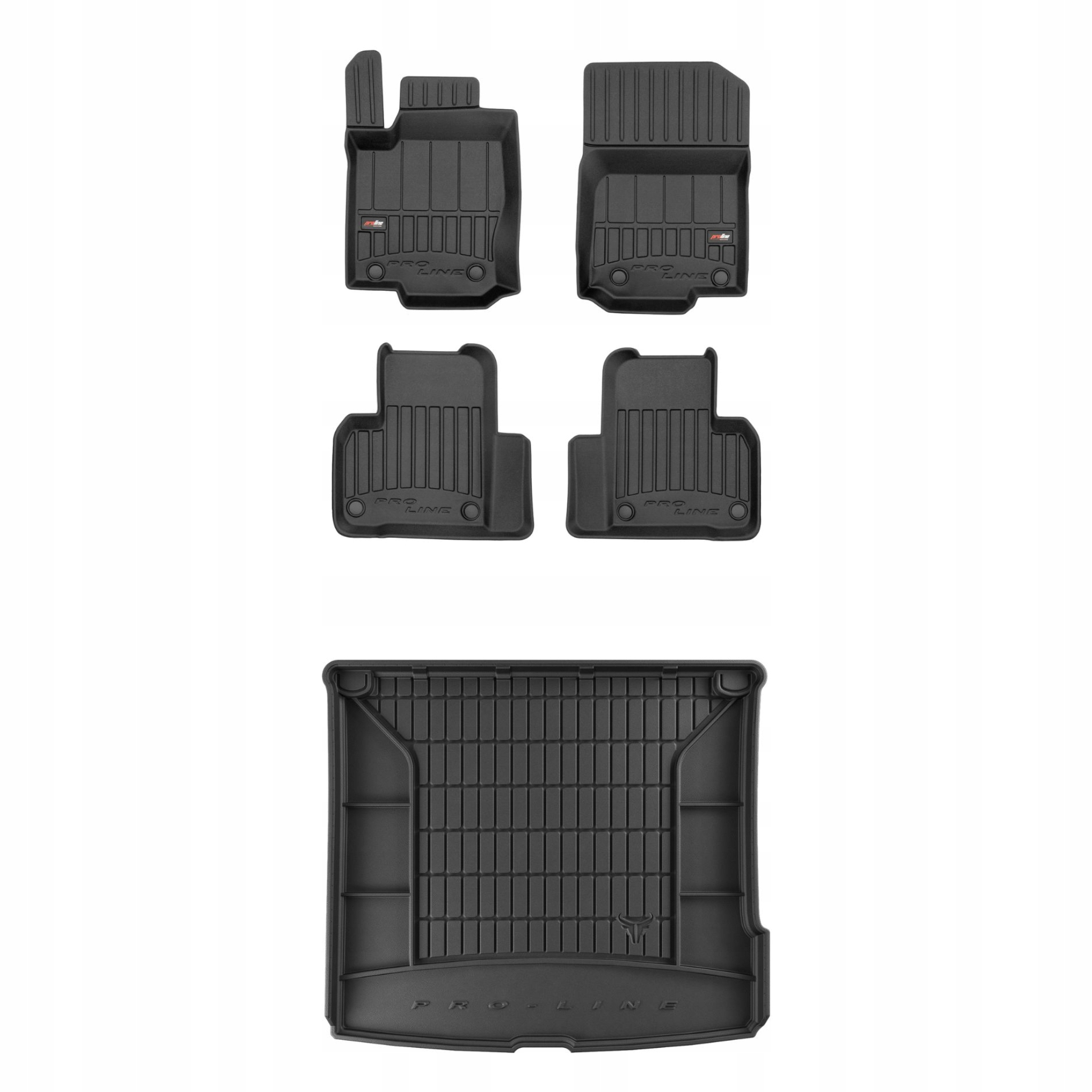 Sada gumových kobercov a rohoží pre Mercedes ML W166