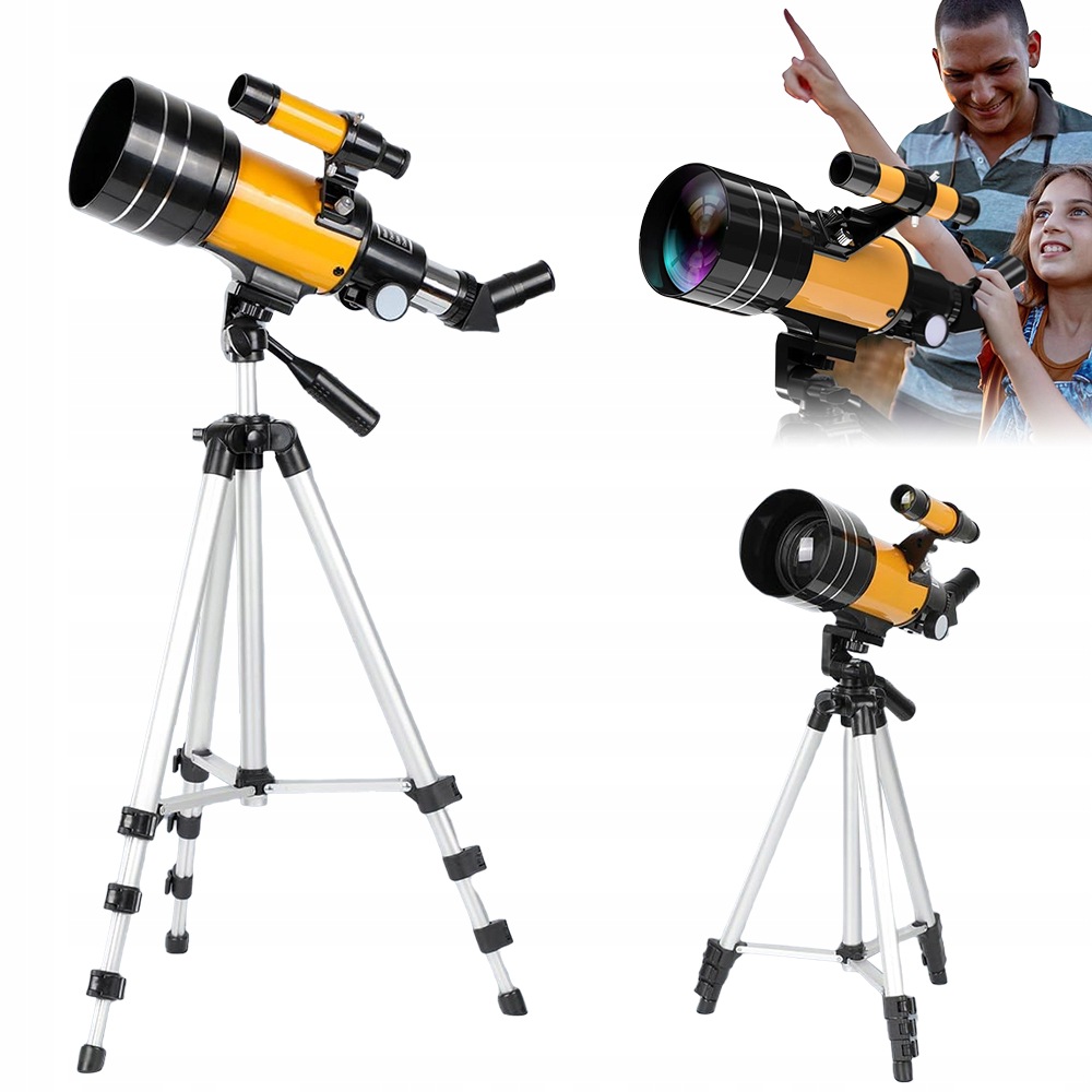 Astronomický Teleskop S Velkou Aperturou 70 MM Pro Pozorování Měsíce A Planet