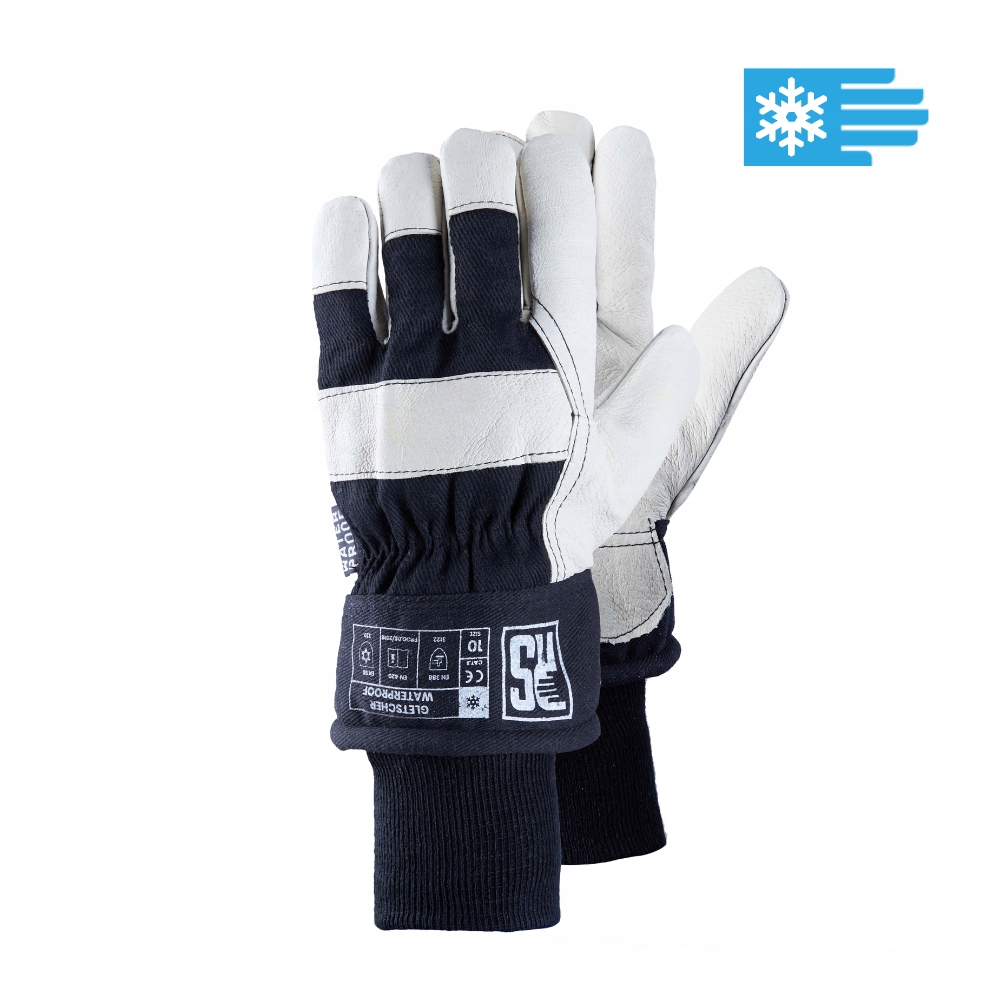 Rukavice Rs Gletscher Waterproof pro studený sklad, halu, chladírnu, velikost XL, 60 párů