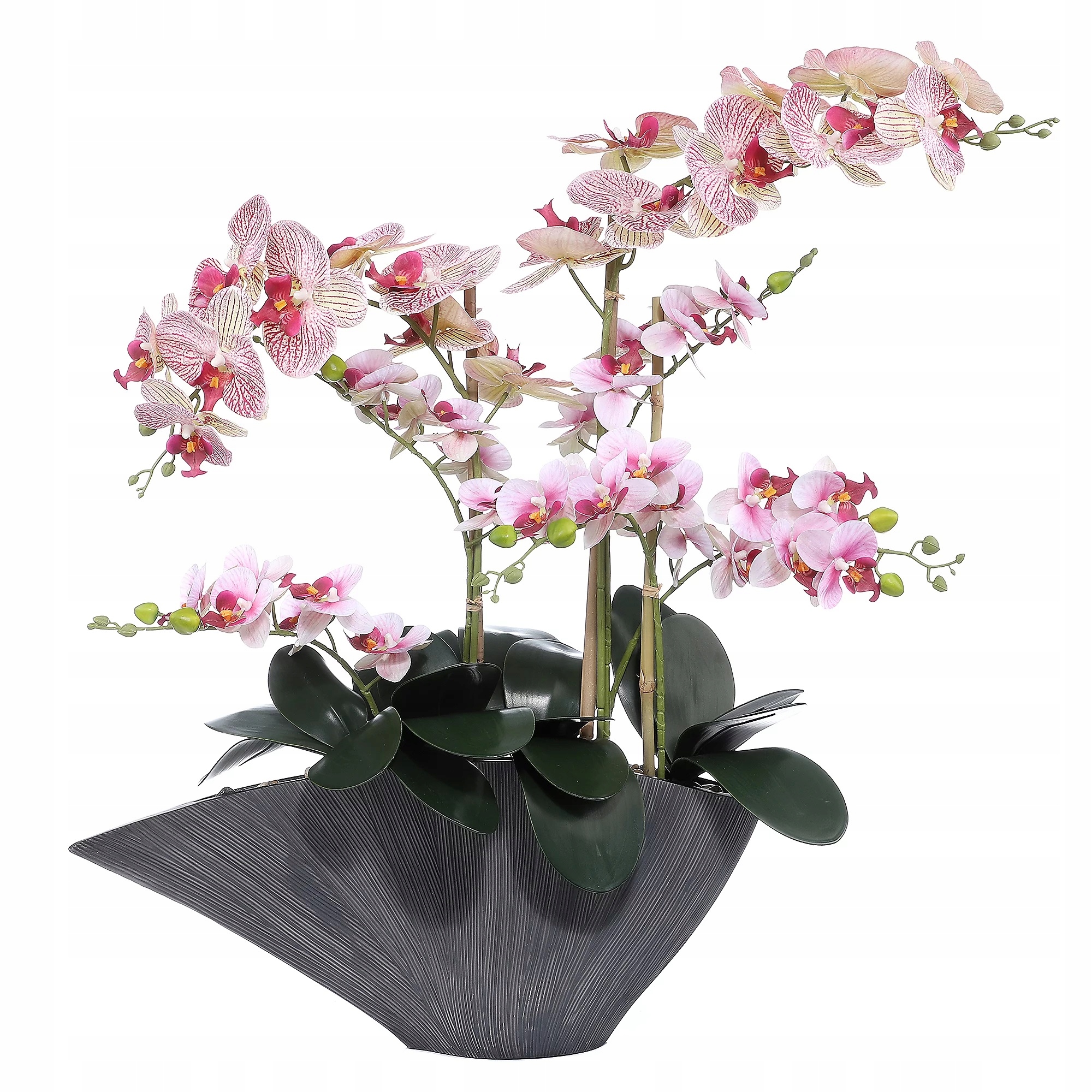 

Storczyk w donicy 70 cm różowy orchidea sztuczna