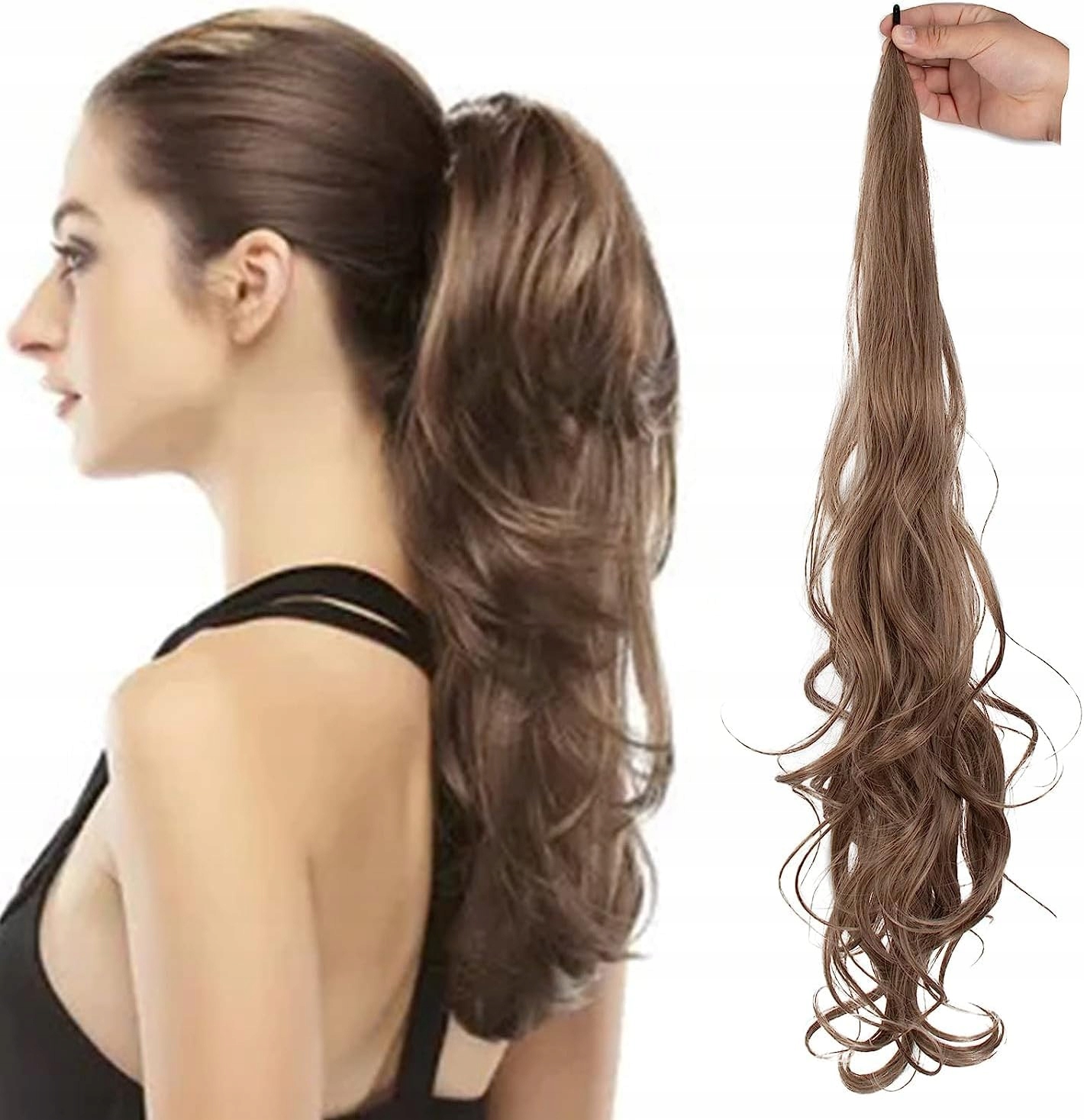 Oto Bella Kucyk Wrap Around Prodlužování vlasů kudrnaté 45 cm M8/25#