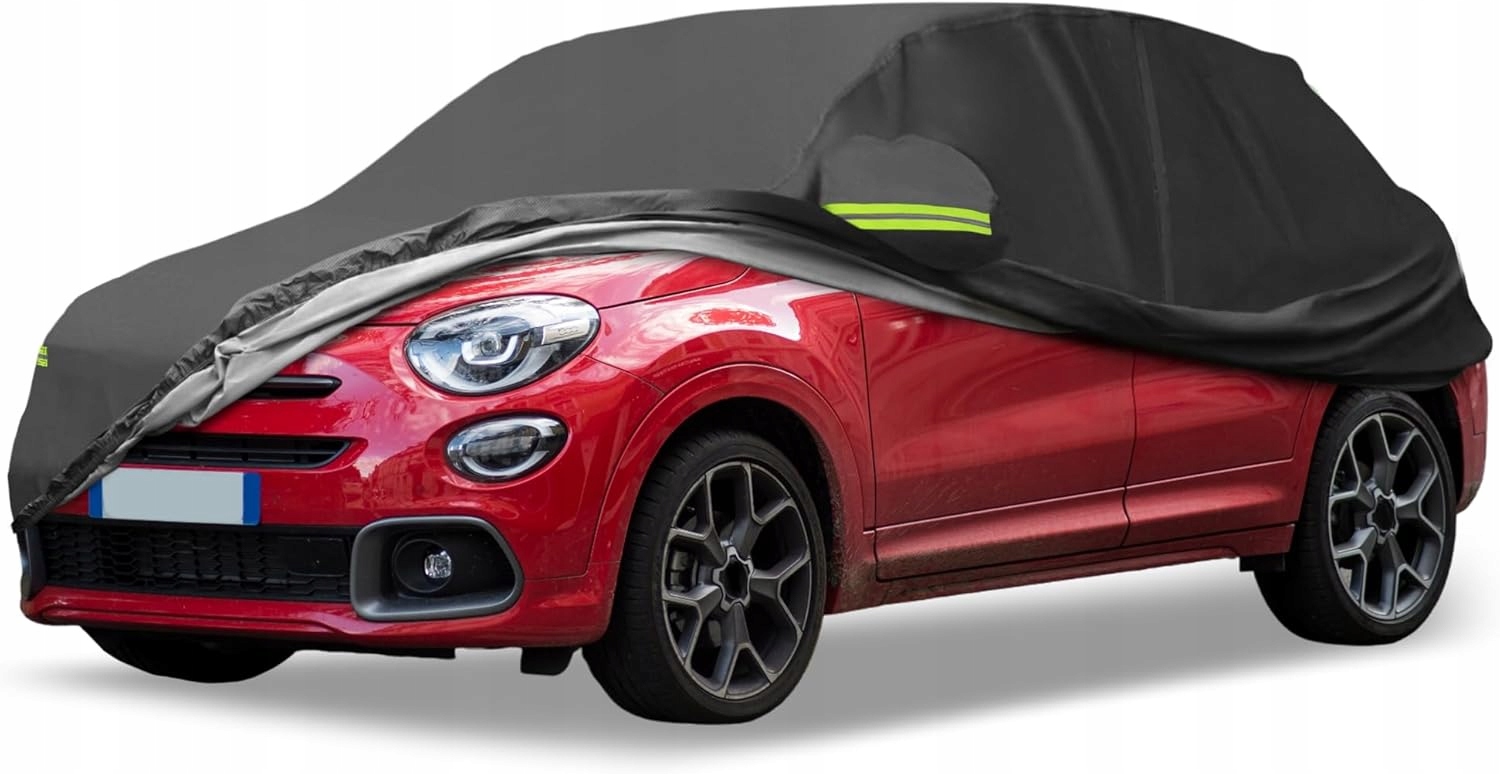 Vodotesný automobilový obal Fiat 500X 2015–2023 300D Oxford čierny