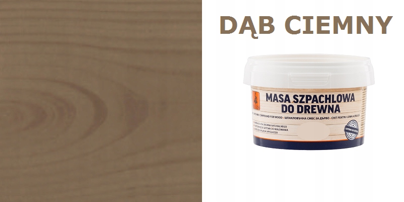 

Masa szpachlowa do drewna Dragon 250g Dąb Ciemny