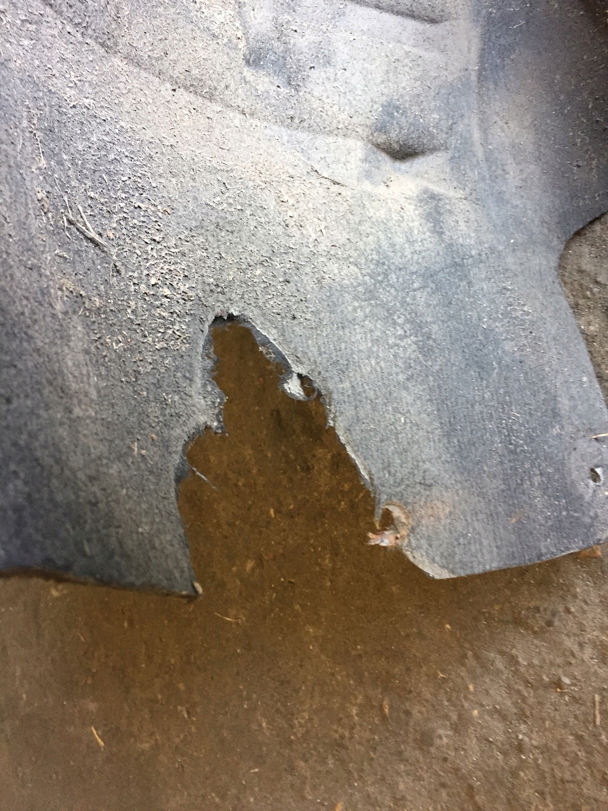 AUDI A5 8T mudguard side left front 08-11R