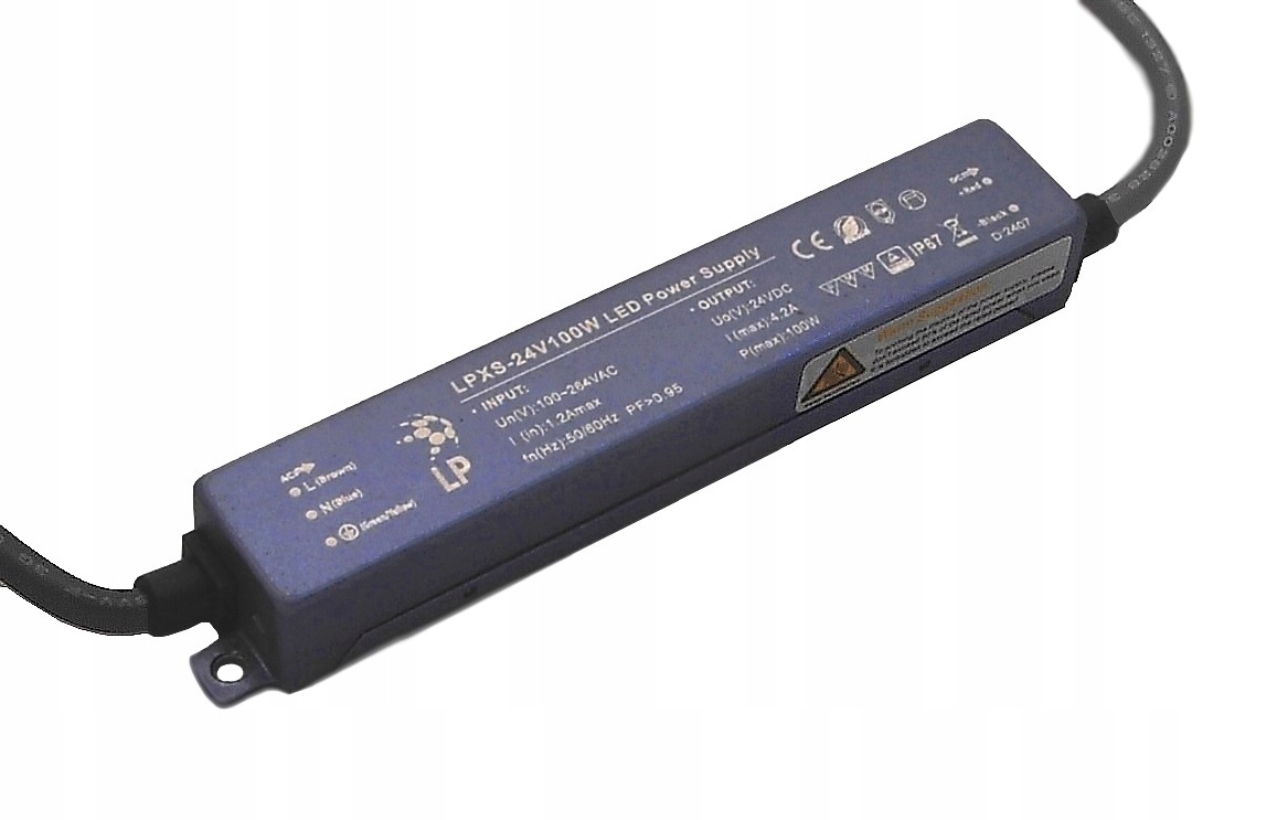 Hermetický napájecí zdroj extra-slim Lpxs 24V 100W