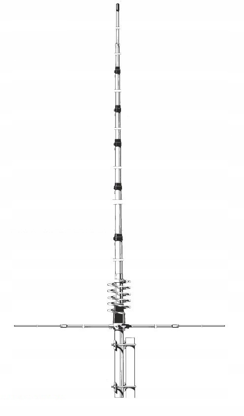 Sirio New Tornado 27 antena bazowa Cb 5/8 fali długość 720cm osiągi