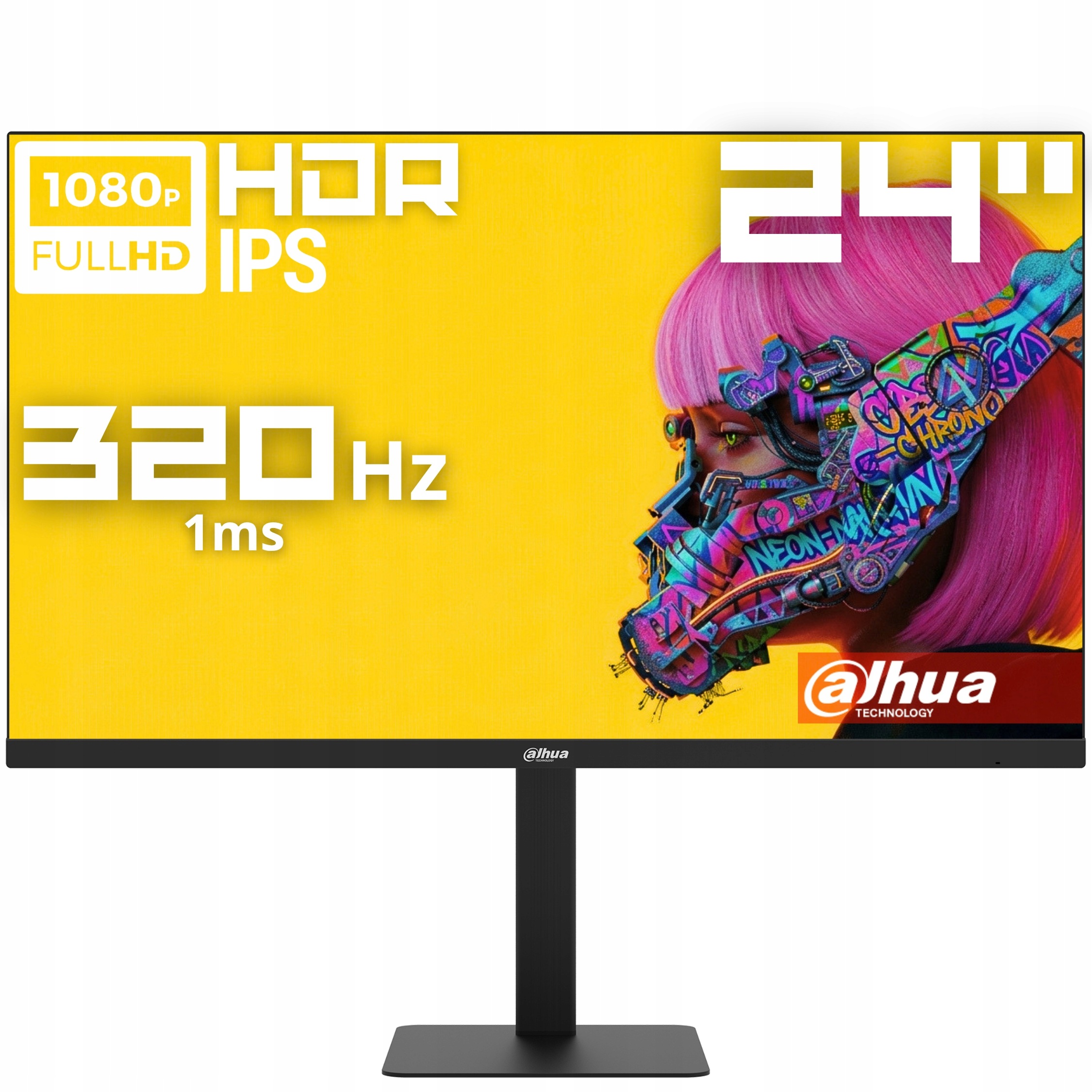 Herní monitor 24 palců 320 Hz 1MS Dahua Ips Hdr Bezrámečkový