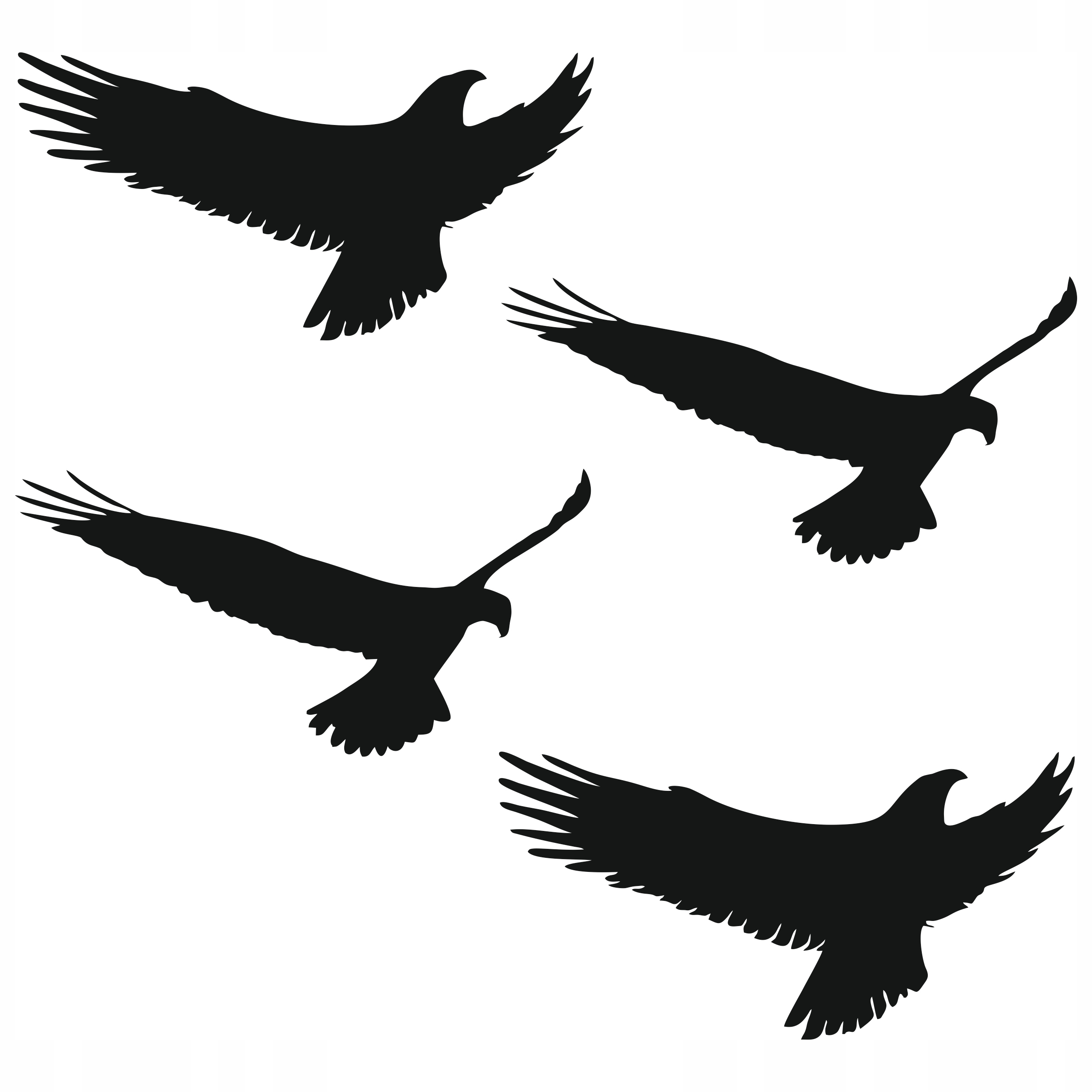 

Zestaw Naklejki Odstraszające Ptaki na szybę 4szt!