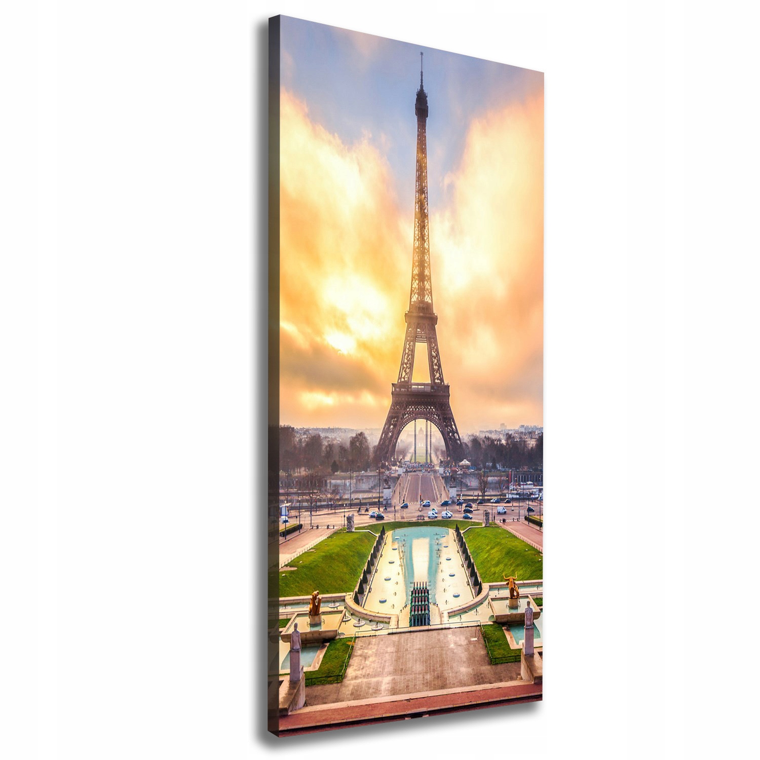 

Foto obraz na płótnie Wieża Eiffla Paryż 50x125 cm