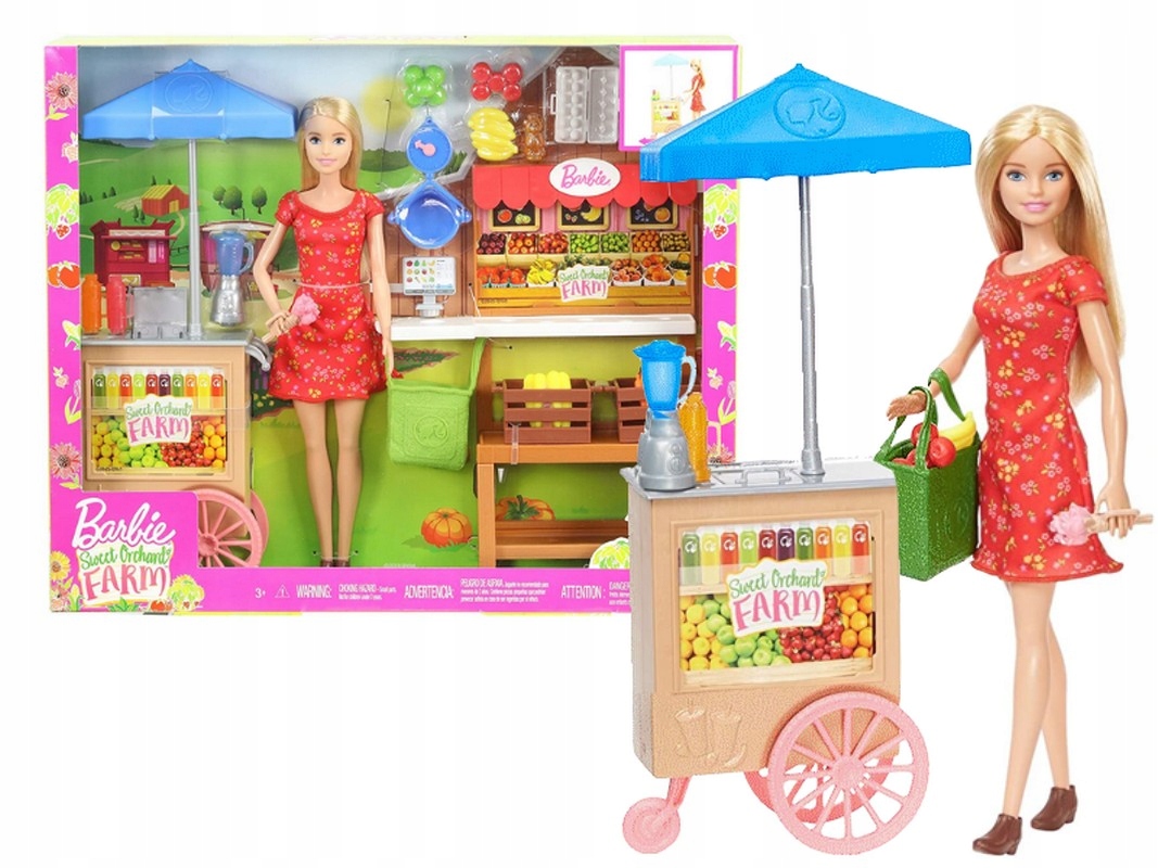 

Lalka Barbie Zestaw Sklepik Stragan akcesoria