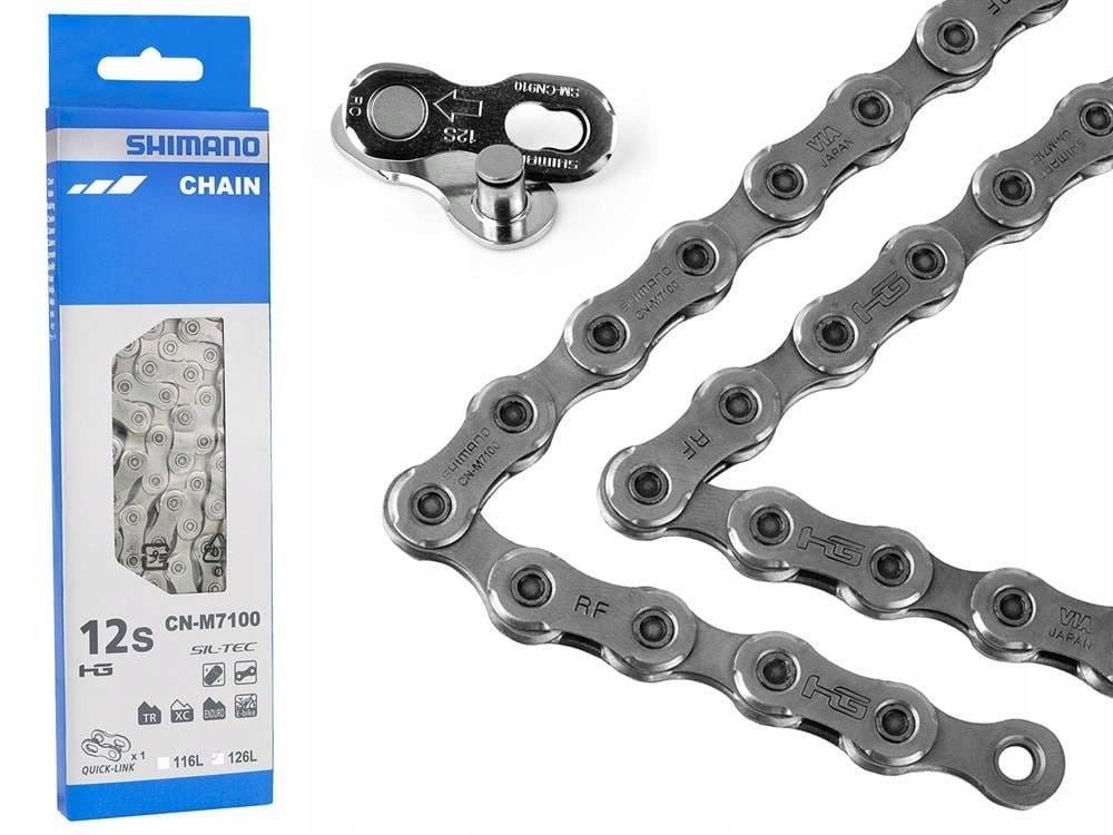 Łańcuch Shimano Slx CN-M7100 12s 126 Ogniw Spinka Oryginał Box