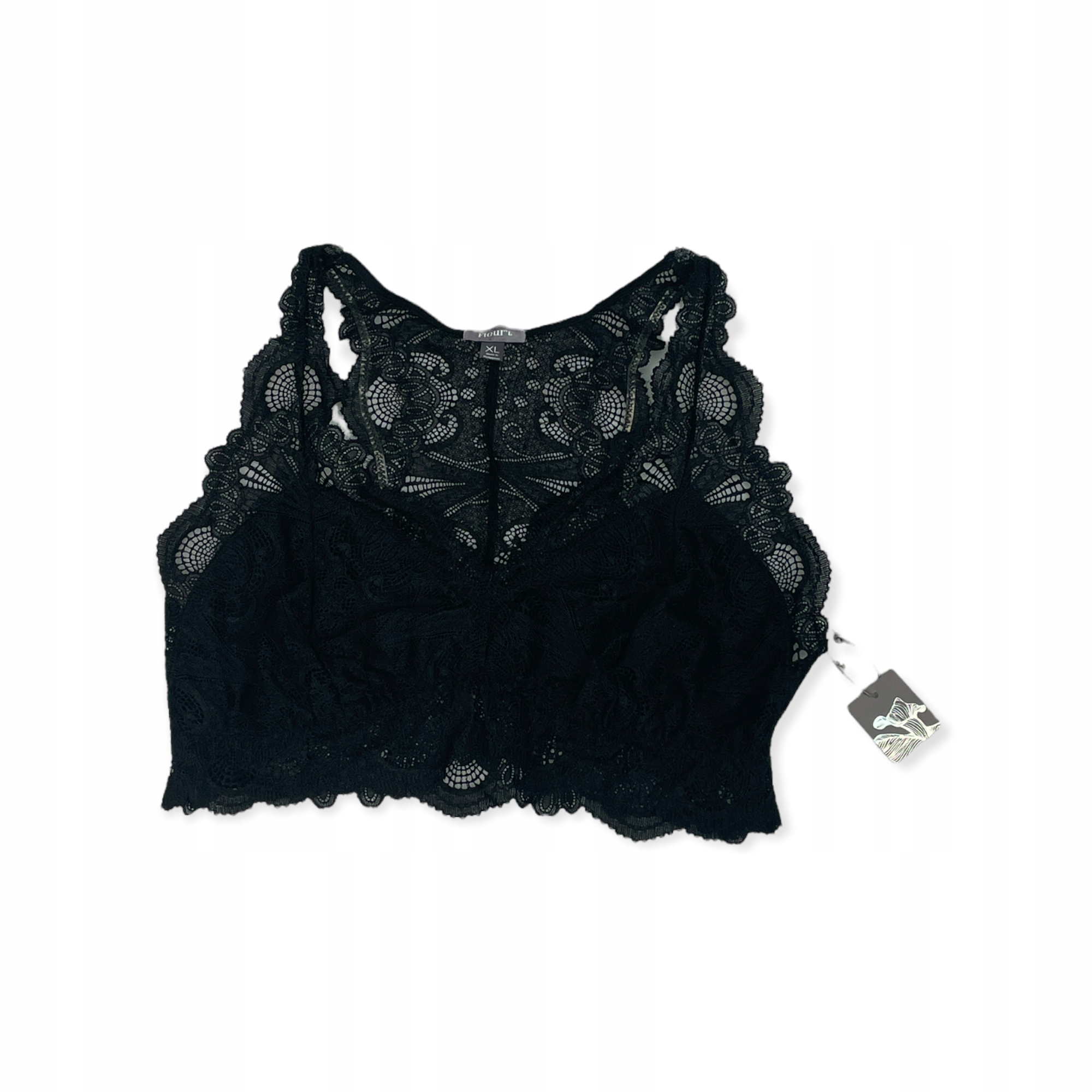 Černá krajková dámská podprsenka Fleur't XL