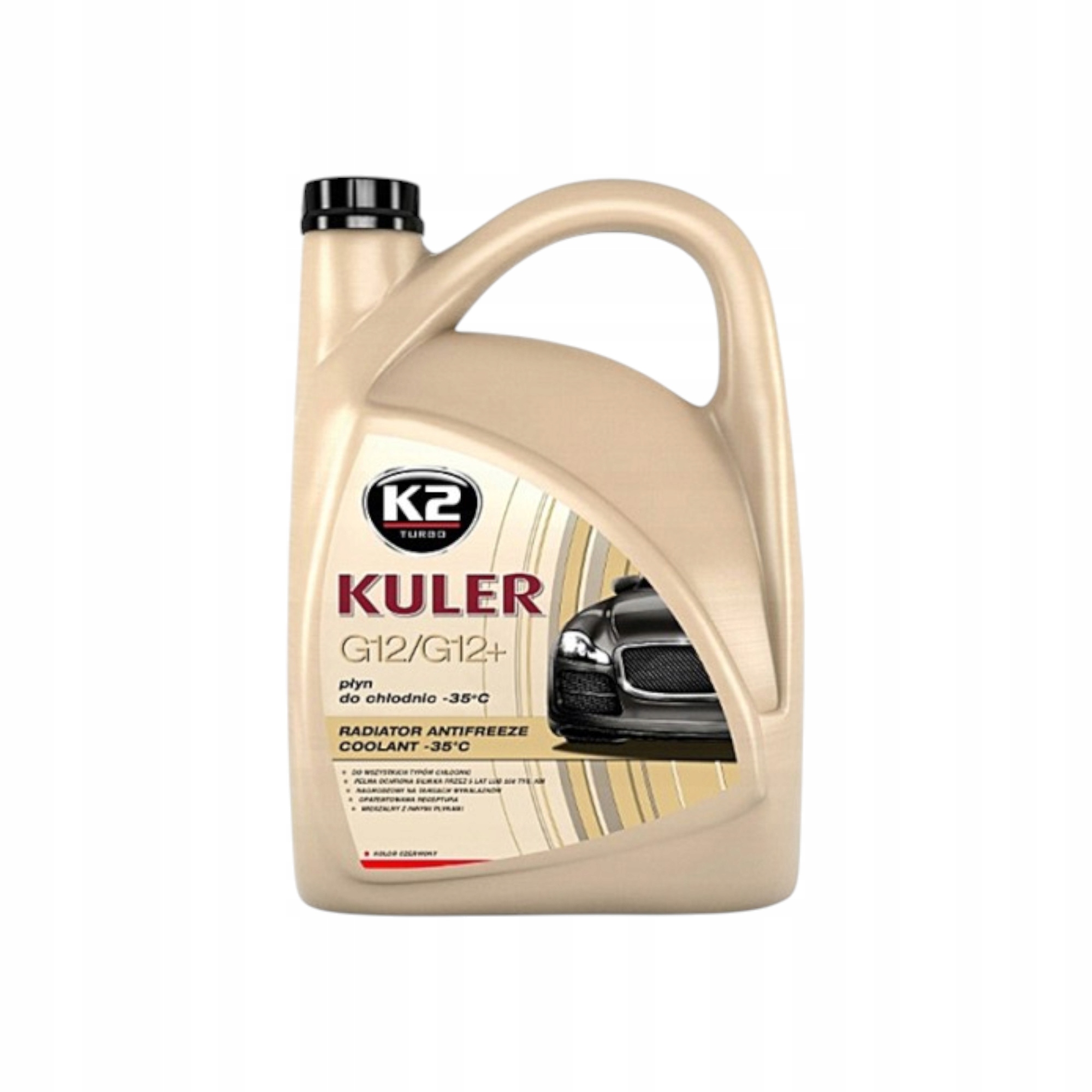 K2 5L -35C Płyn chłodniczy do chłodnic czerwony gotowy do użycia G12 G13