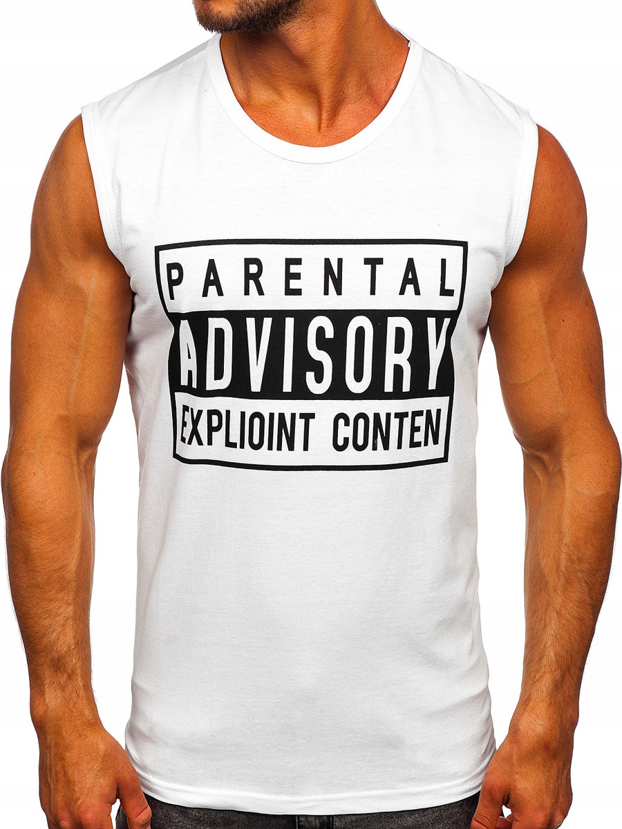 

Koszulka Tank Top Męska Biała 14828 ROZMIAR_2XL