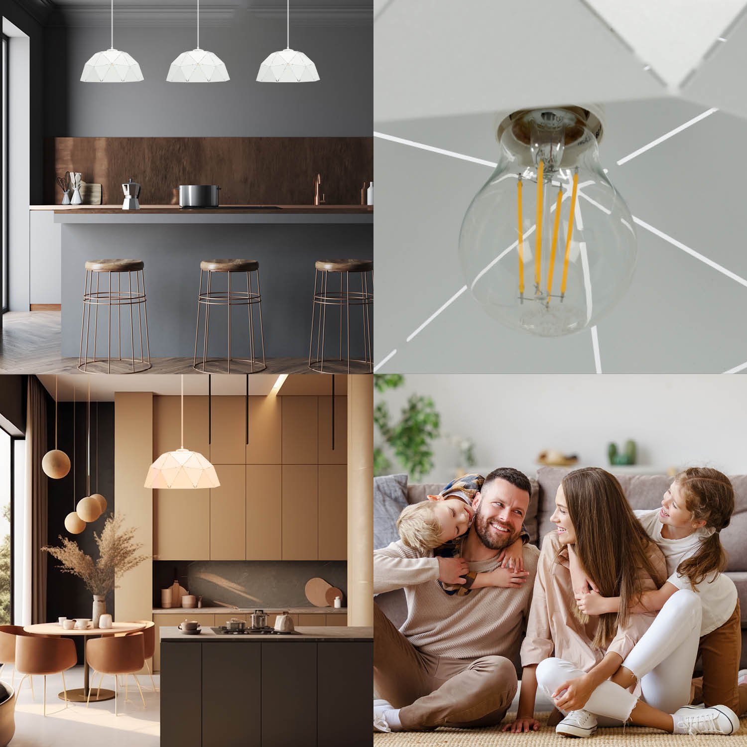 Lampa wisząca geometryczna biała Sigma ORIGAMI S Zasilanie sieciowe