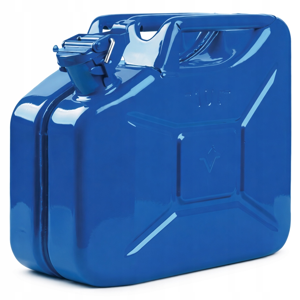 Kanystr na palivo benzín dieselový olej ocelový modrý 10L Valpro