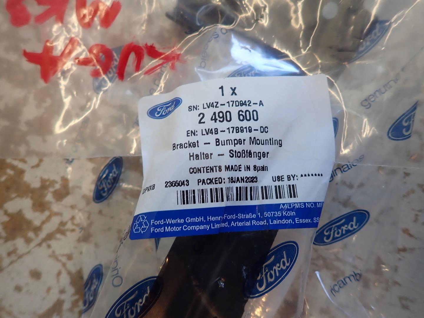 Stütze der Stoßstange links heck FORD KUGA MK3 2019