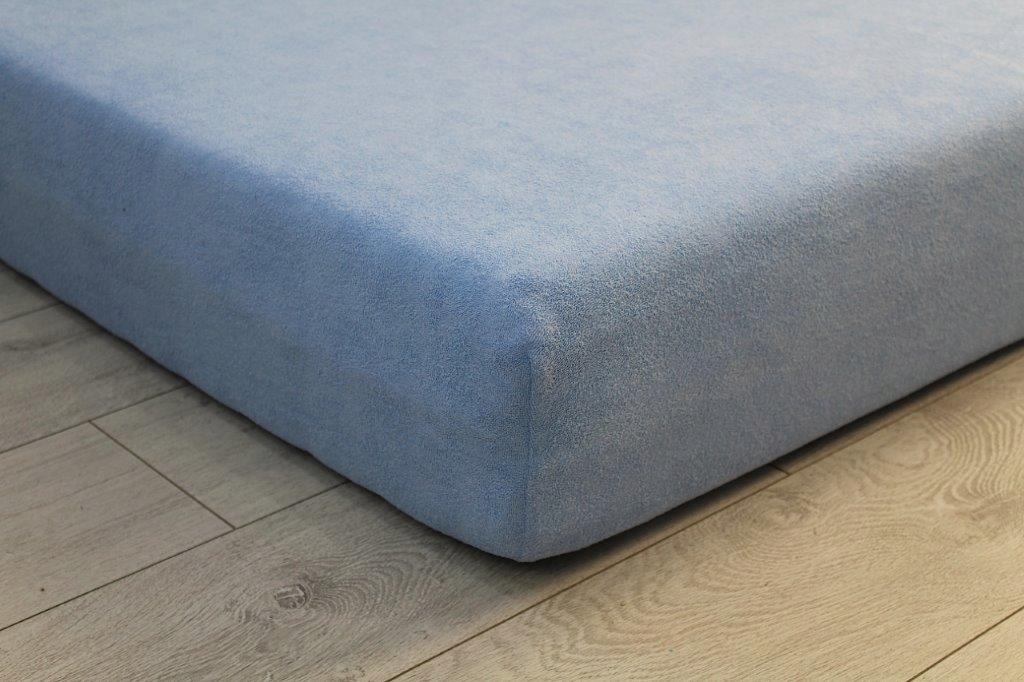 

Prześcieradło Frotte 140x200 ekskluzywne J Szare