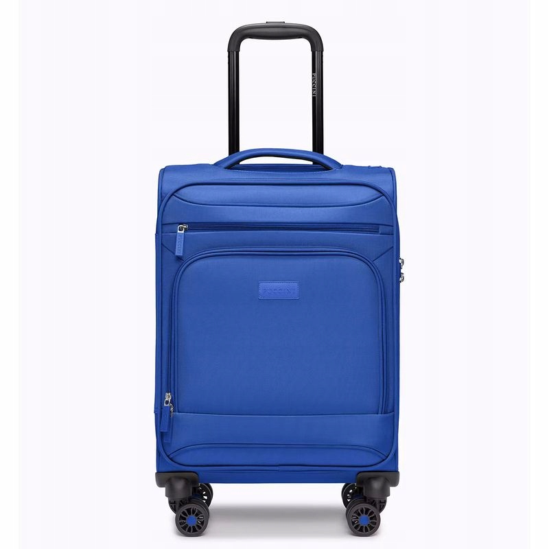 Walizka Kabinowa Puccini Kos Miękka EM50255C-7 Niebieska