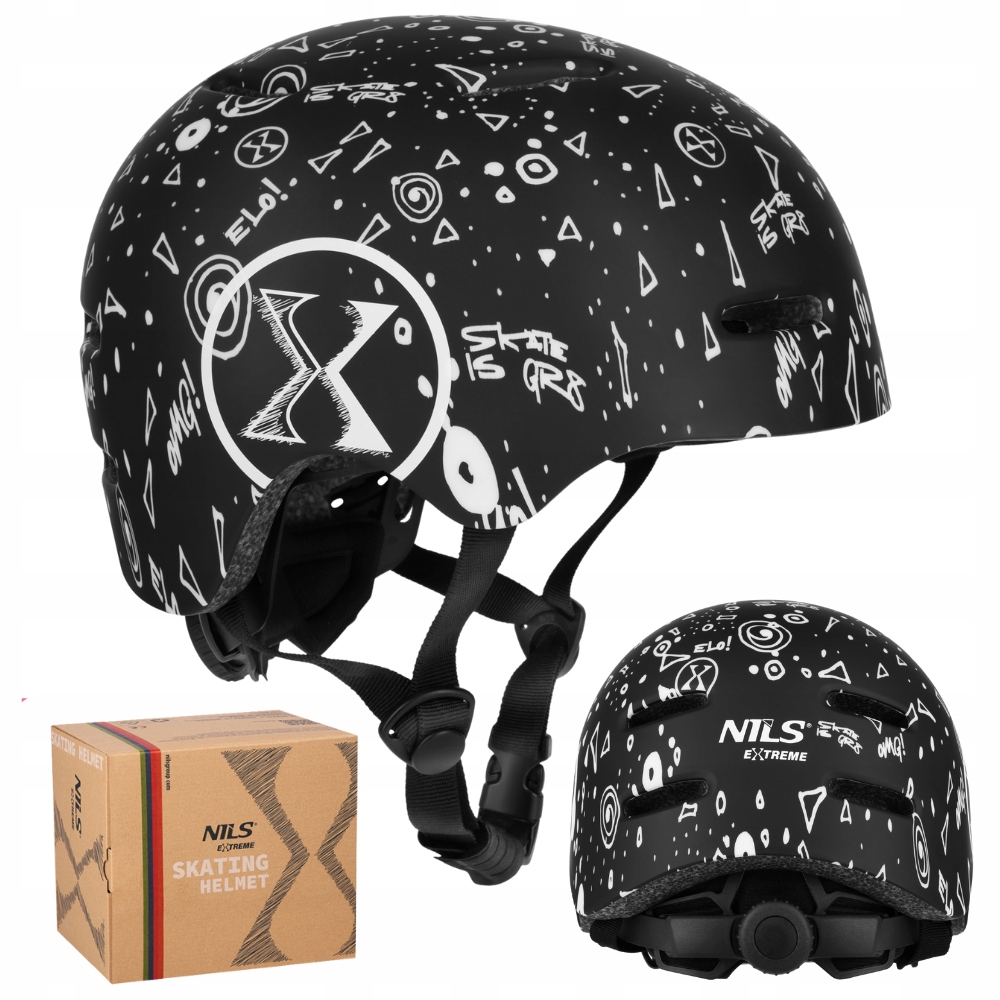 Helma na kolečkové brusle Koloběžku Nastavitelná pro děti Oříšek Nils 48-52 cm