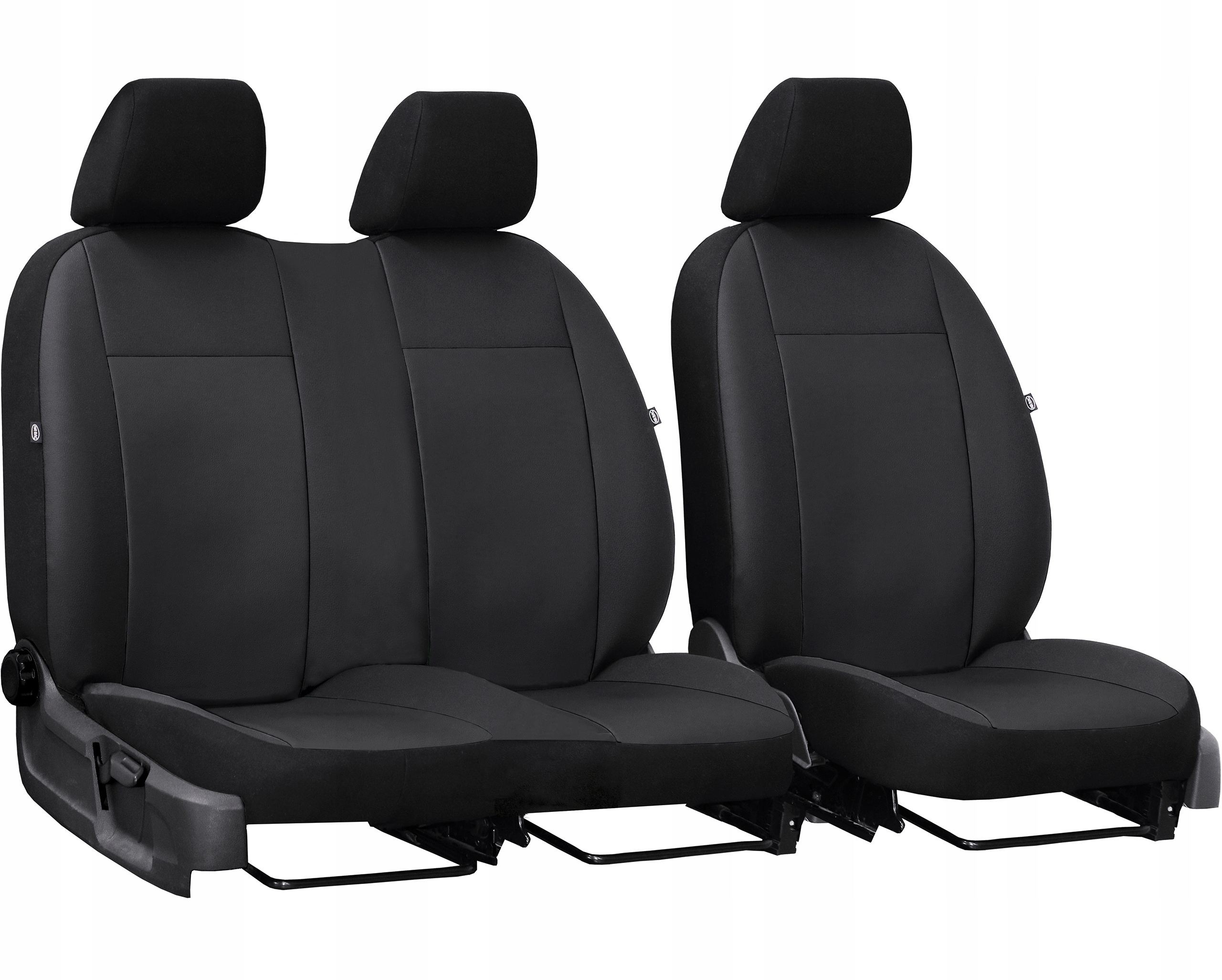 POKROWCE MIAROWE SKÓRZANE SAMOCHODOWE NA FOTELE DO RENAULT KANGOO III 2+1