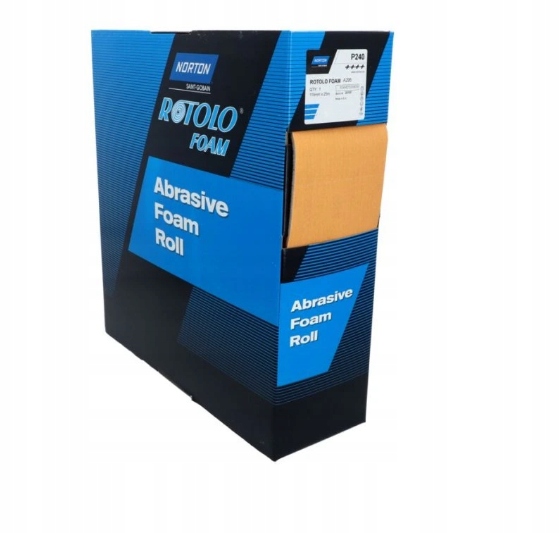 Norton Papier Na Gąbce A295 115X25M P240 Rotolo Foam