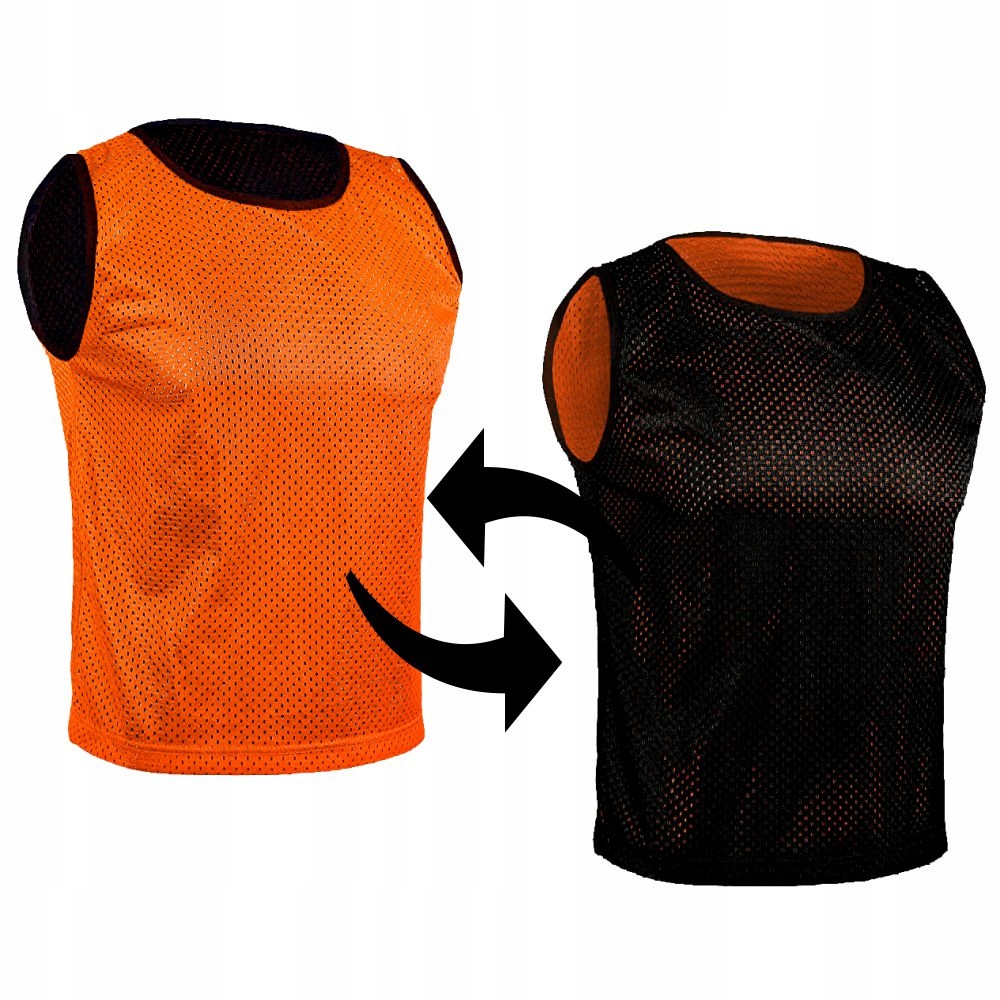 BIB FOOTBALL TRAINING REVERSIBLE, colour: GREY- WHITE, size: L
