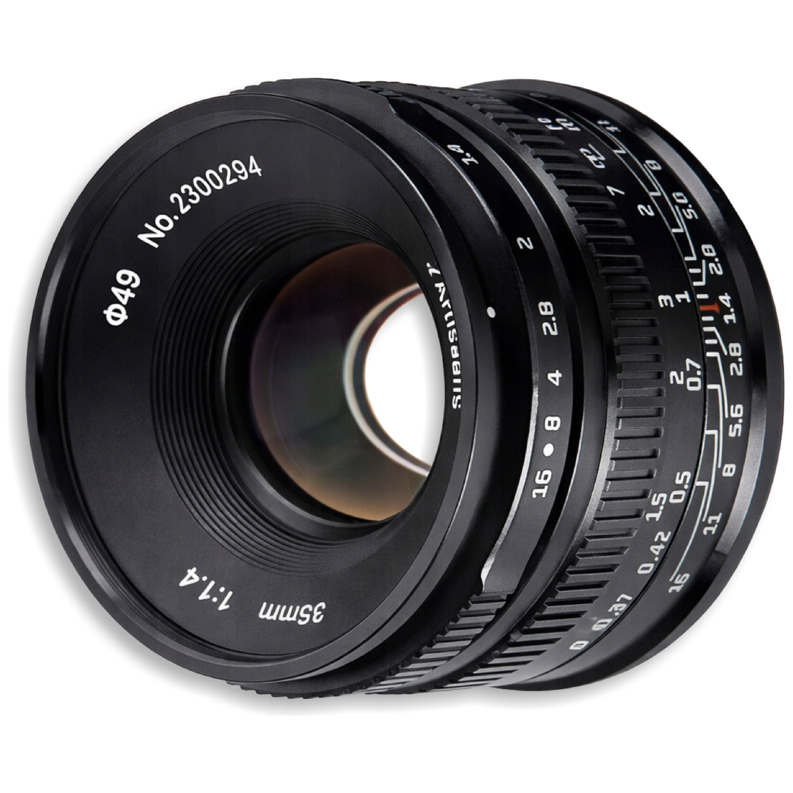 35mm objektiv F1.4 Aps-c Manuální 7Artisans Portrét 49 mm