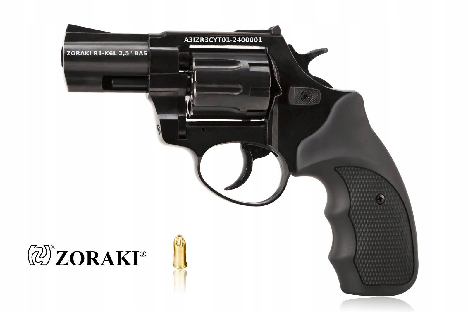 Pistolet hukowy Zoraki R1-k6L Bas 2,5" czarny