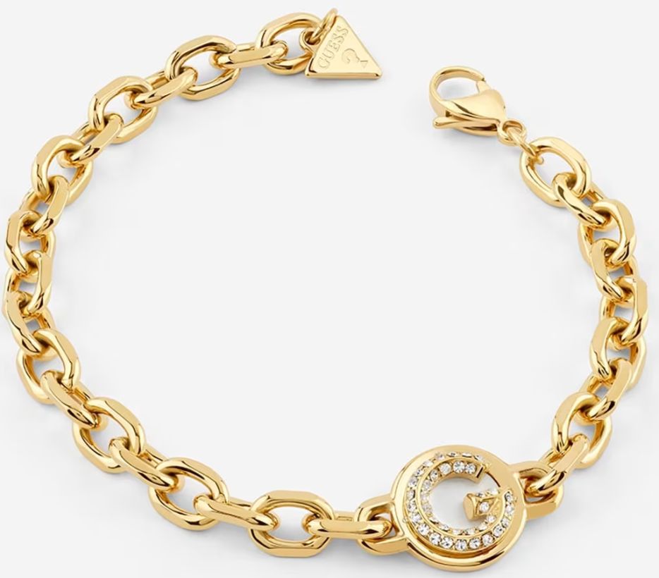 Módní Dámský Náramek Guess S Logem S Perleťovou Hmotou A Krystaly – Sada