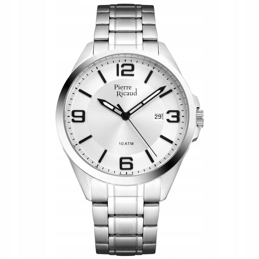 Pánské Hodinky Pierre Ricaud P91073.5153Q stříbrný náramek