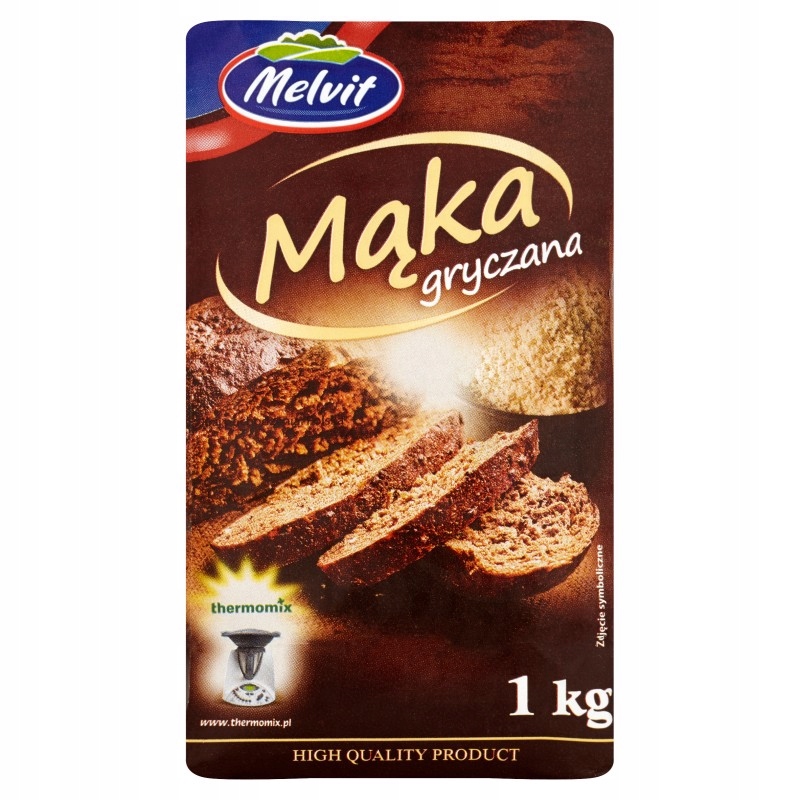 Levně 5X Melvit Pohanková mouka 1 kg