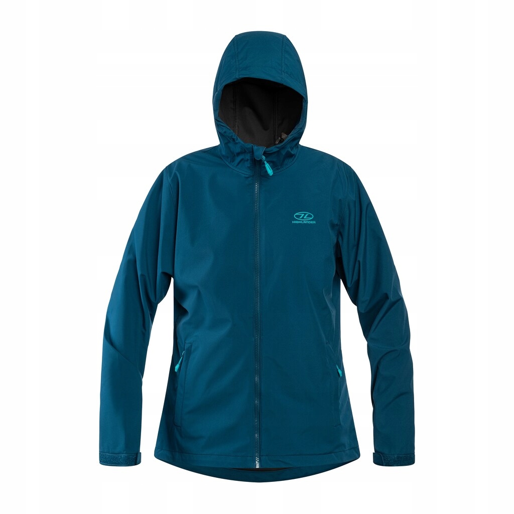 Dámská bunda s kapucí Highlander Outdoor Shield V2 Softshell modrá S