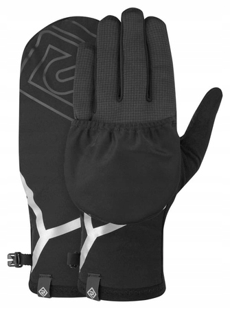Ronhill Rukavice Wind Block Convertible Glove černé [Velikost M]