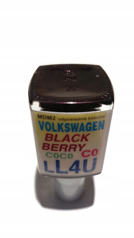 

Vw LL4U C0 Black Berry Lakier Zaprawka Do Rys Ara