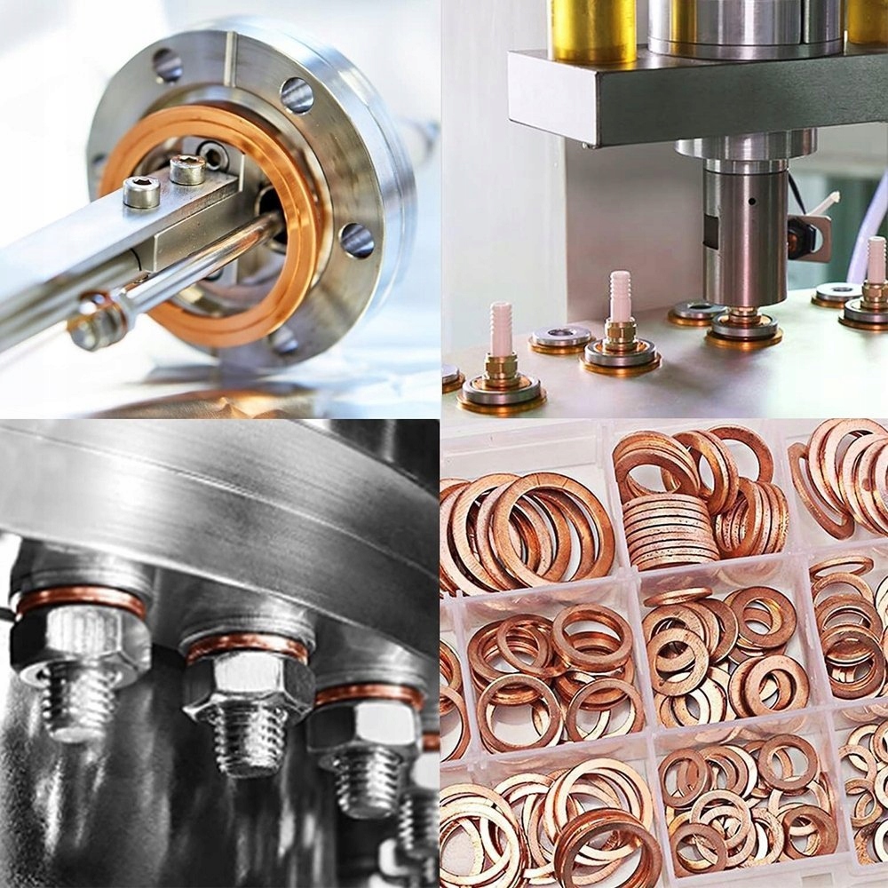 PODKŁADKI MIEDZIANE ZESTAW PODKŁADEK 200SZT MIEDŹ PODKŁADKA Kod producenta #7463