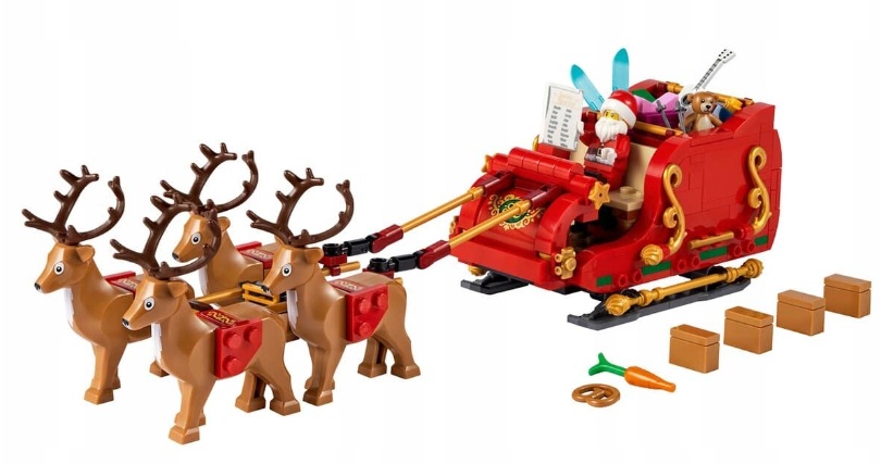 KLOCKI LEGO OKOLICZNOŚCIOWE 40499 SANIE ŚWIĘTEGO MIKOŁAJA Numer produktu 40499