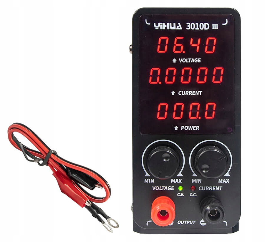 Impulsní napájecí zdroj Yihua 3010D-III DC 30V 10A 300W CV CC jednokanálový