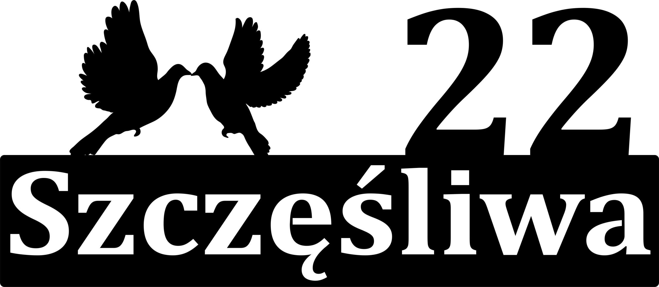 Čitateľné Číslo domu ulica adresa adresová tabuľka s holubmi Holuby 70 cm