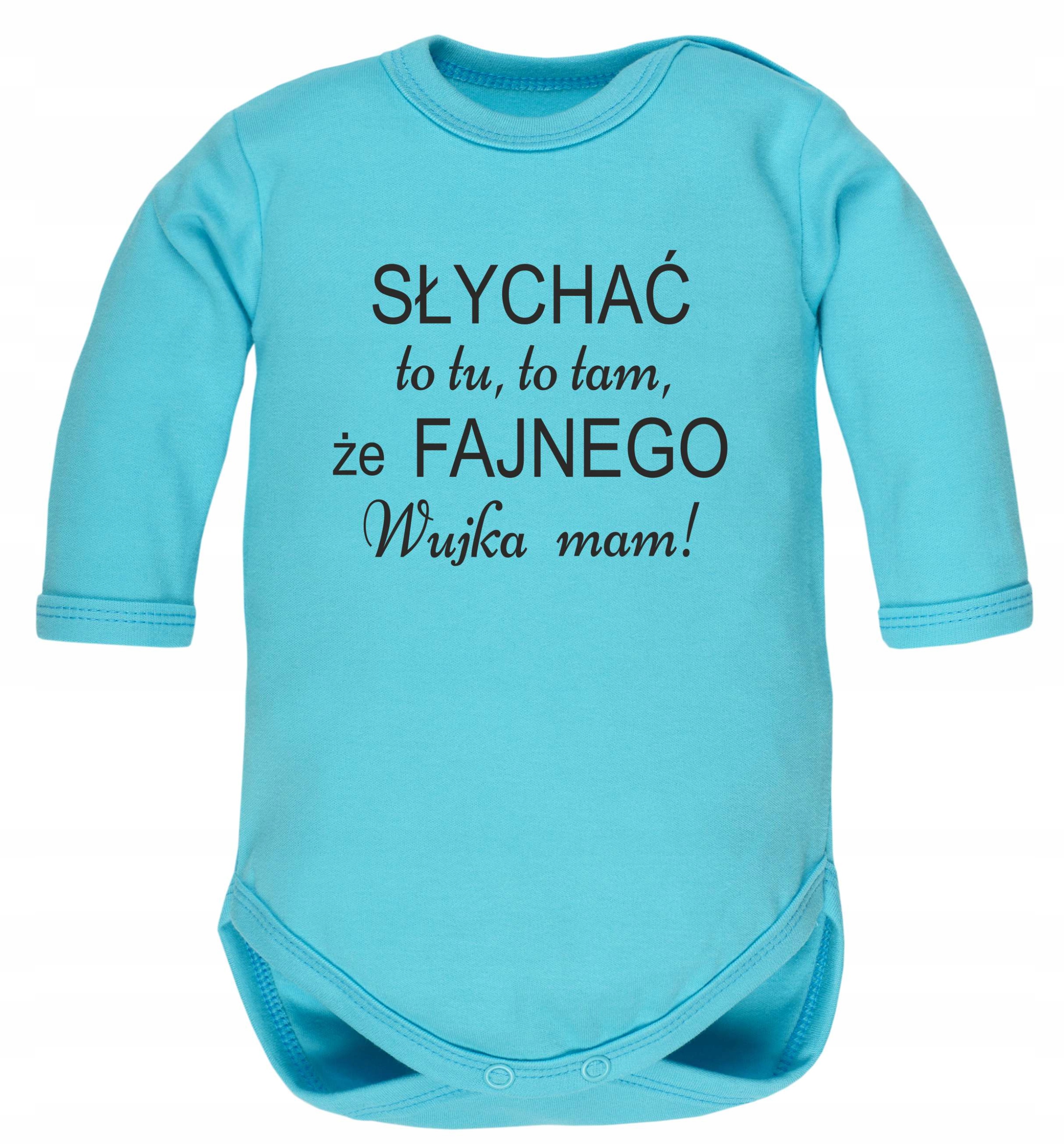 

Body z napisem o wujku, wujka mam- mix