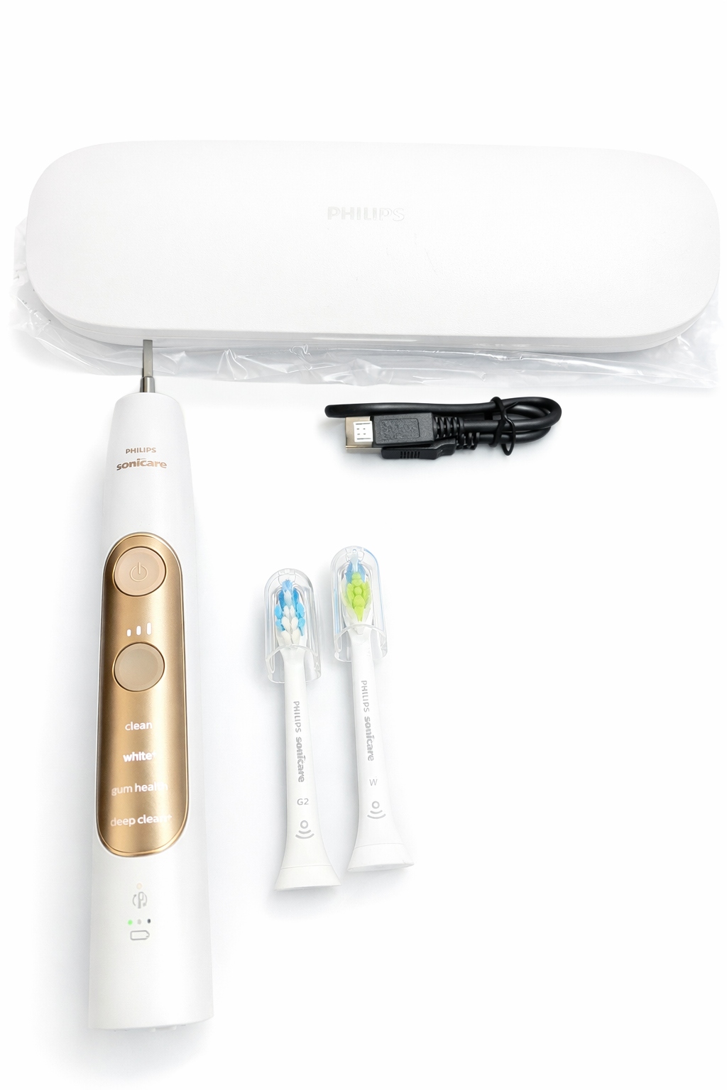 Philips Sonicare HX9631/16 szczoteczka do zębów diamond clean, złota case