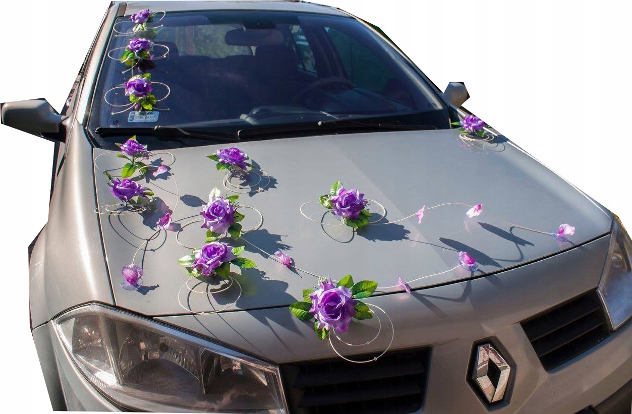 Dekorace na auto Módní barva Fialová 025
