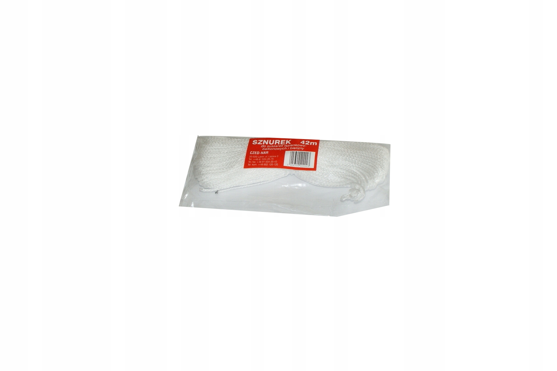 

Sznurek linka biały do suszarek 1 szt. 42 m