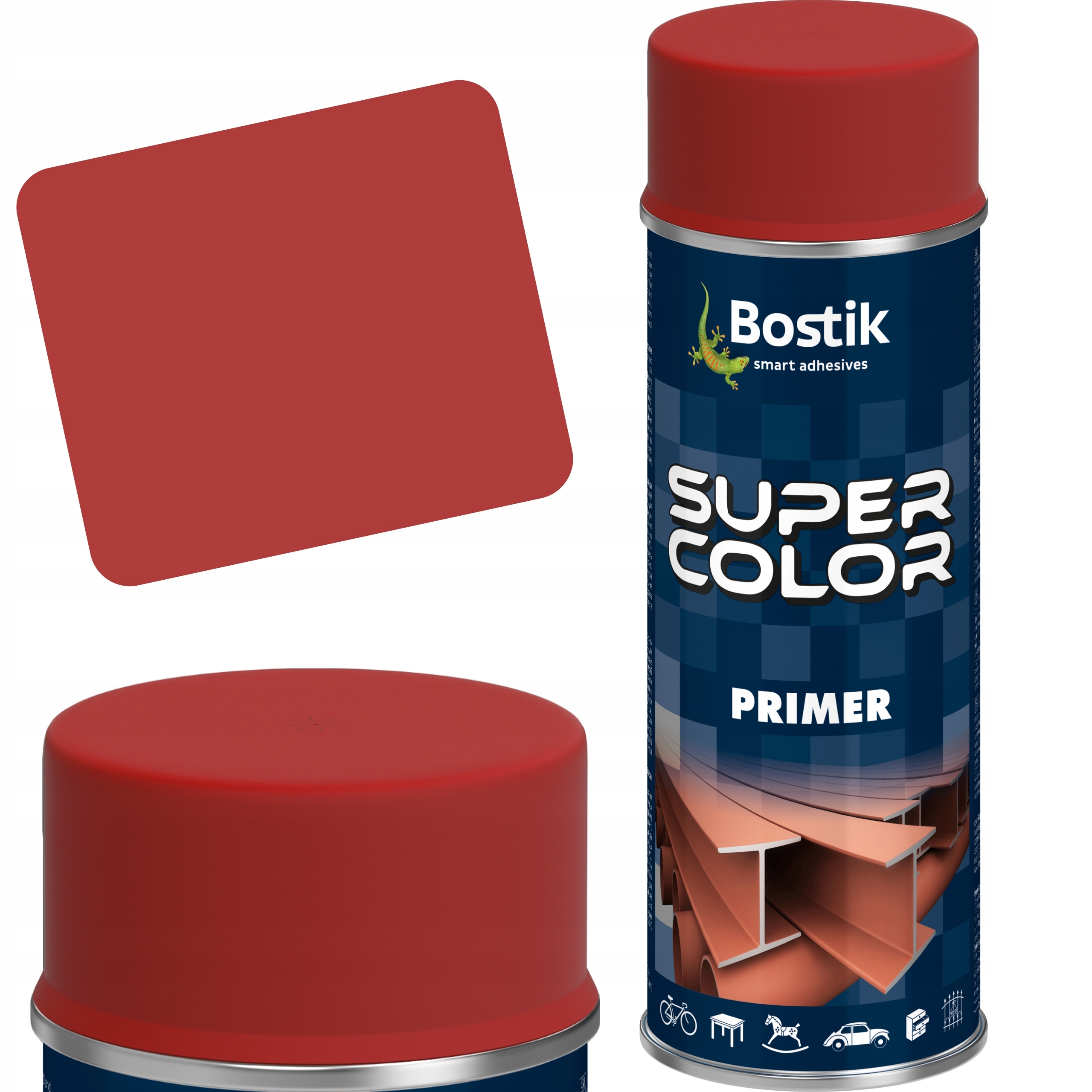 Lakier podkład antykorozyjny Primer czerwony 400ml grunt w spraju alkidowy